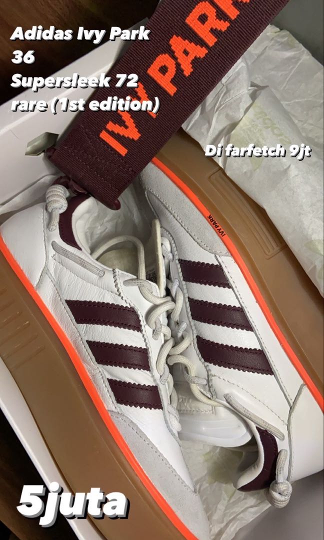 ADIDAS IVY PARK SUPERSLEEK 72 RARE 