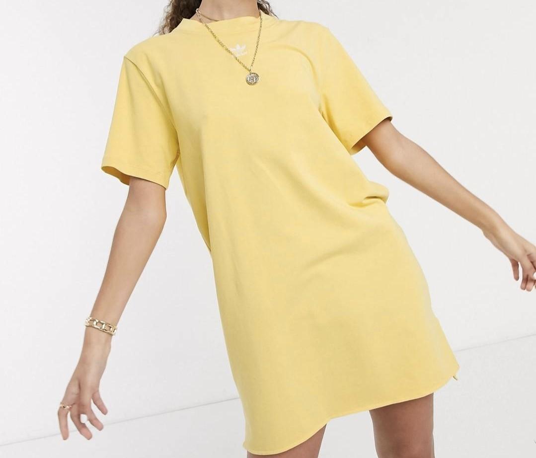 Yellow adidas dress sales