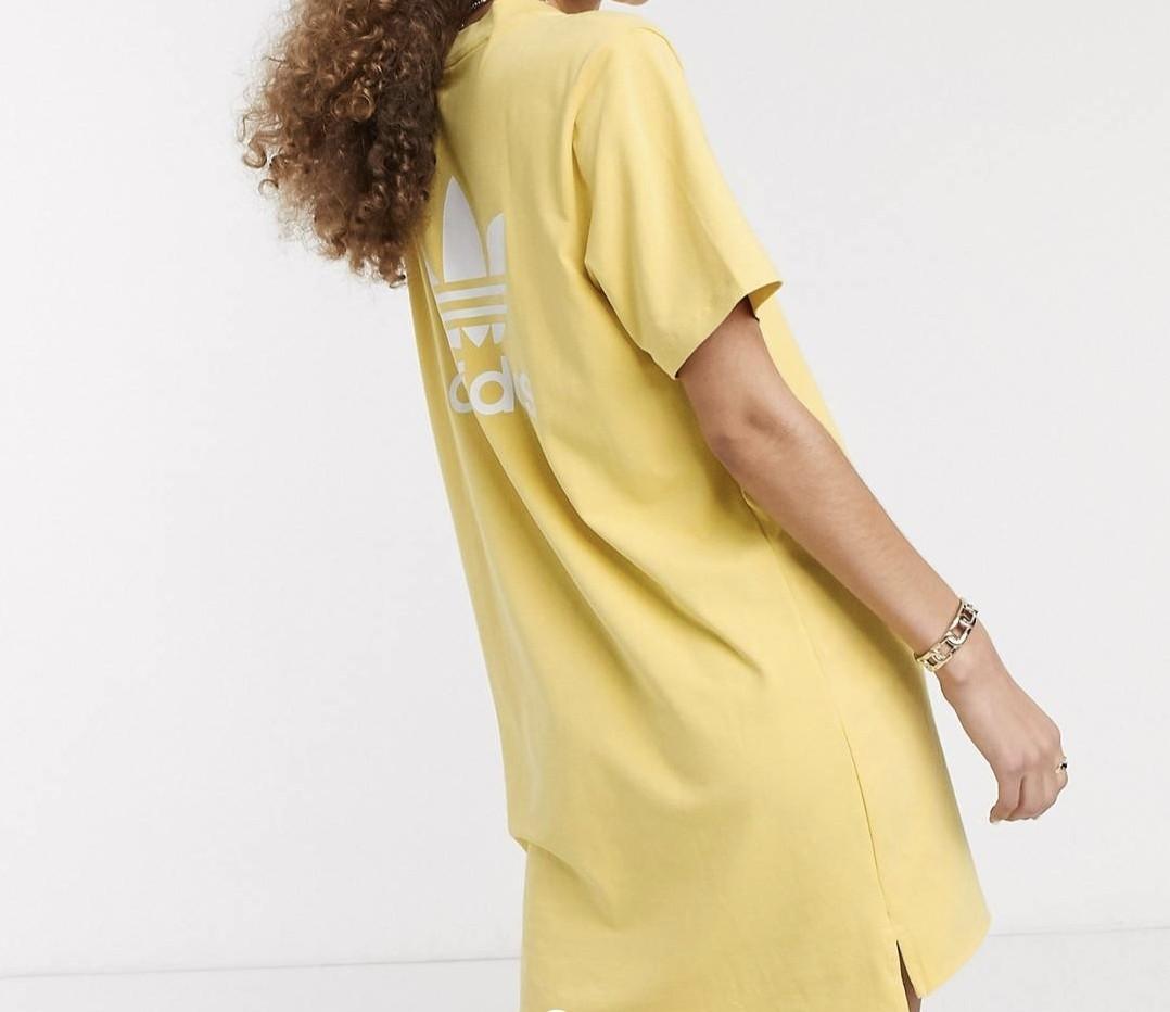 Adidas yellow new arrivals dress