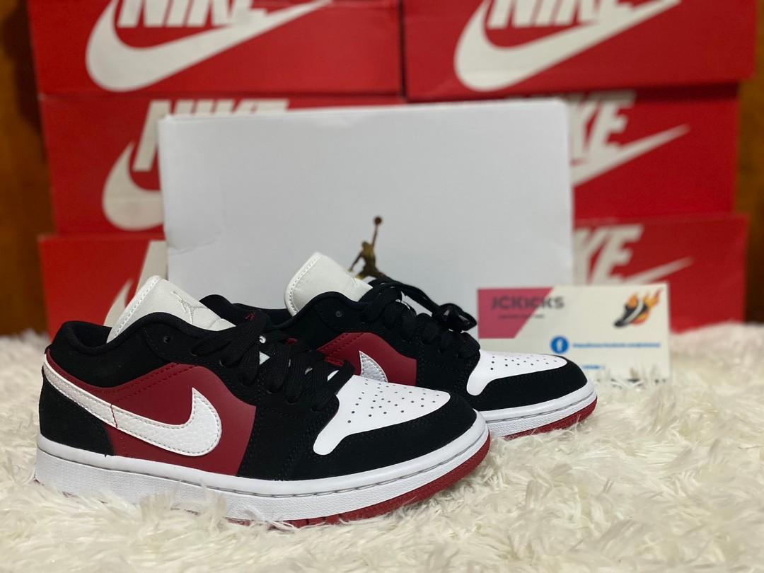 Air Jordan 1 Low Women S Black Toe Women S Fashion Shoes Sneakers On Carousell