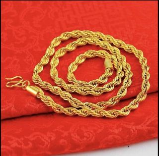 Thailand Real Gold Necklace,real Gold Chain,amulet Necklace,mens