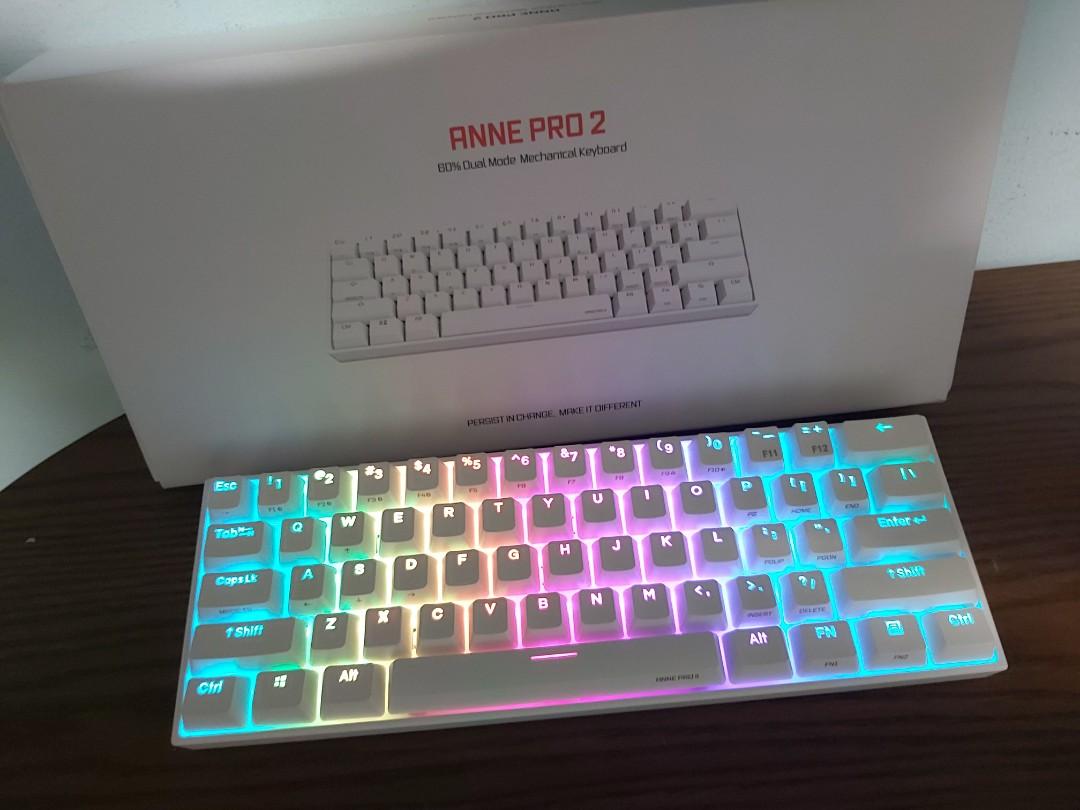Anne Pro 2 Bluetooth Wireless Rgb Mechanical Gaming Keyboard Kailh Box White,  Computers & Tech, Parts & Accessories, Computer Keyboard On Carousell
