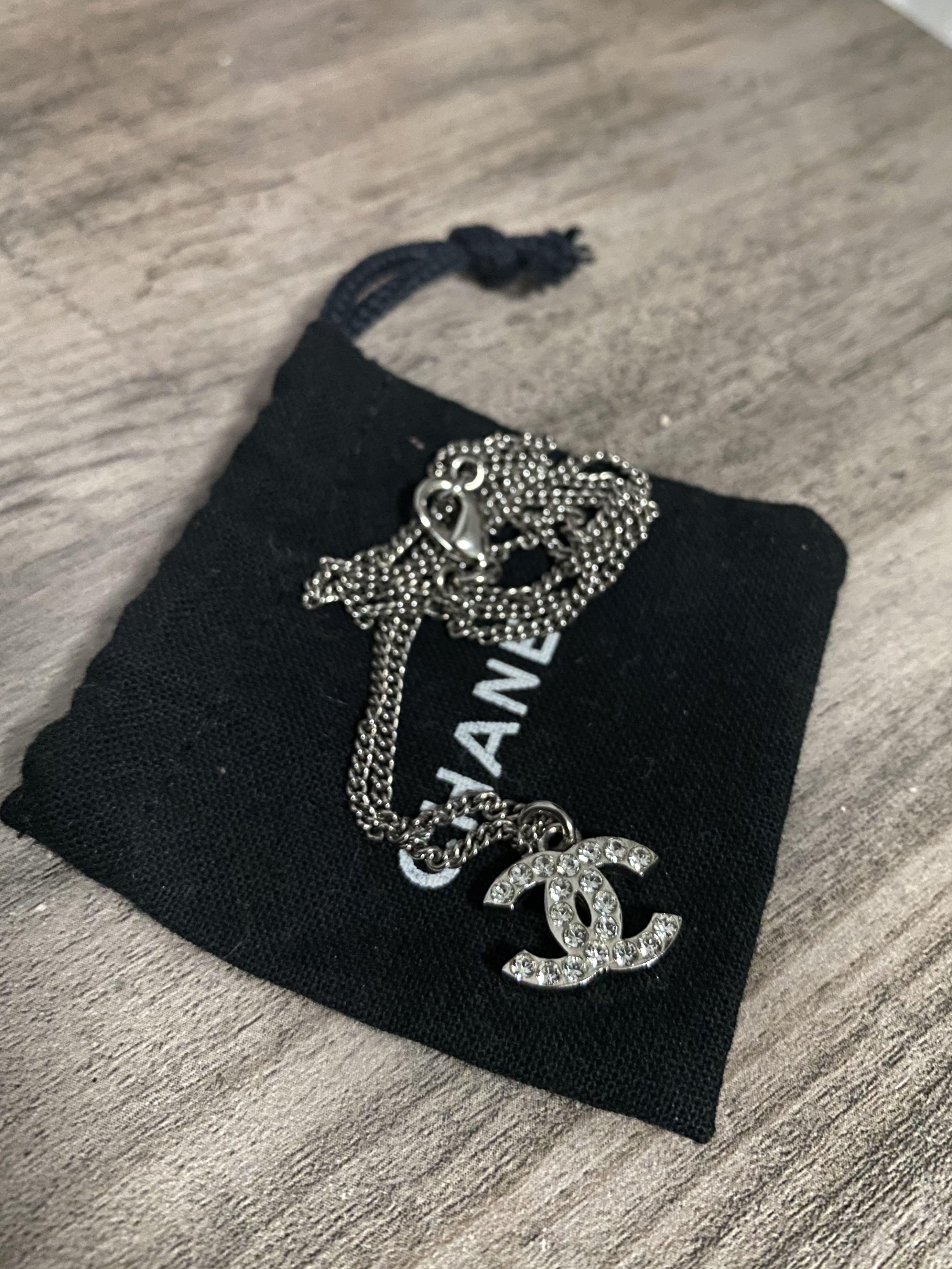 Cc necklace silver store