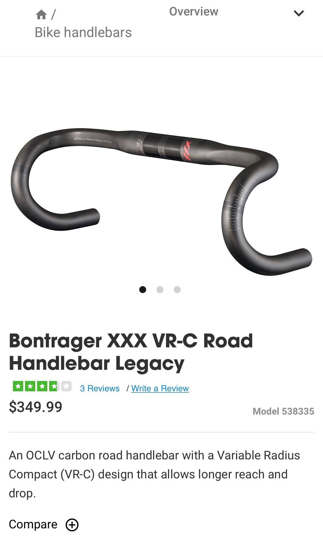 正式的 『美品』Bontrager XXX Bontrager XXX VR-C 好評販売中