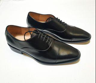 Brand New Bristol Men / Formal Shoes Black Leather / Dress Shoes / Oxfords /  Size 41