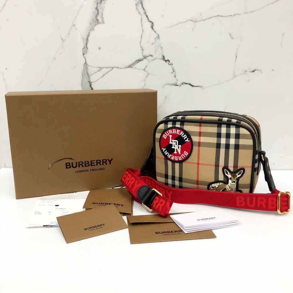 BURBERRY DEER CAMERA BAG 217002060
