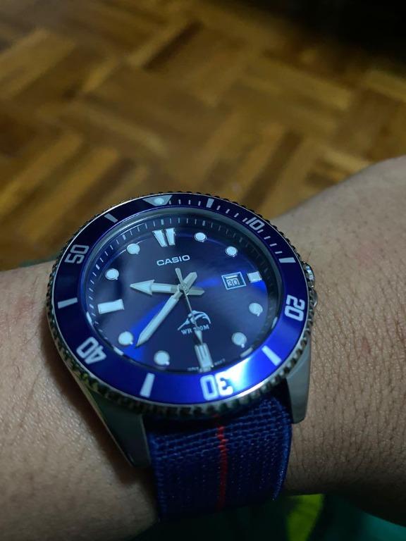 Casio blue marlin sales