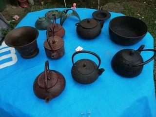 Cast iron pots