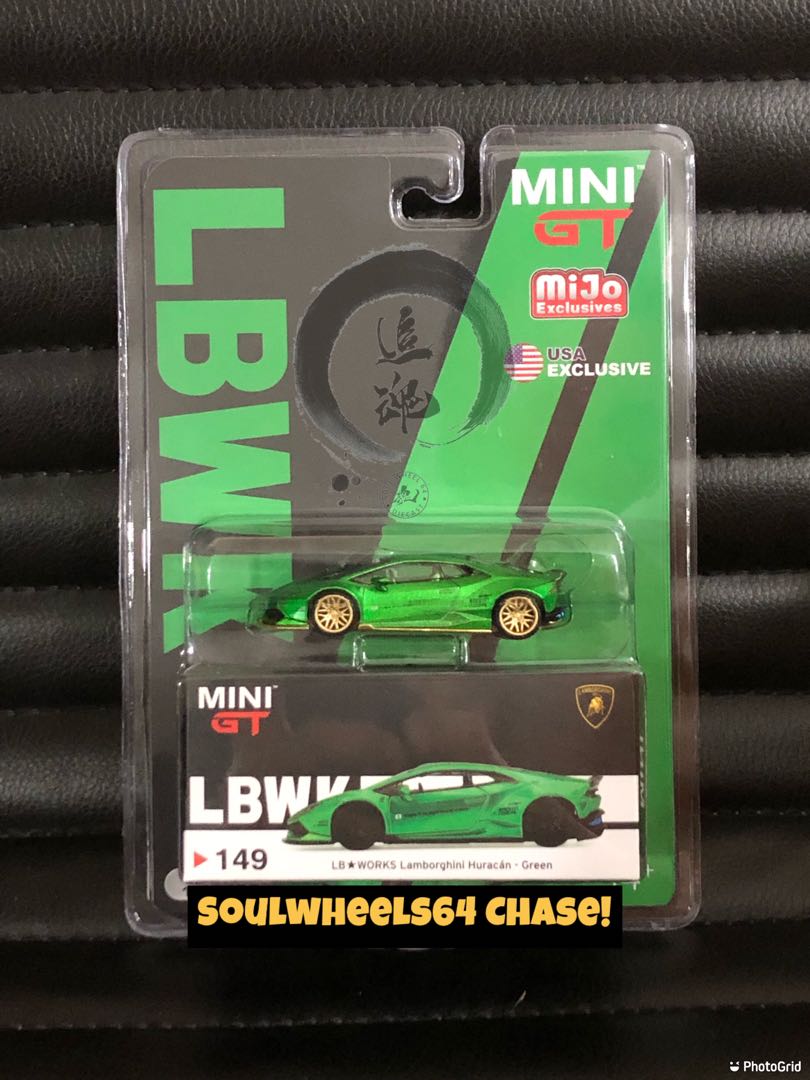 CHASE! 2020 MINI GT LB WORKS LAMBORGHINI HURACAN GREEN TSM MODEL MIJO  EXCLUSIVE 149, Hobbies & Toys, Toys & Games on Carousell