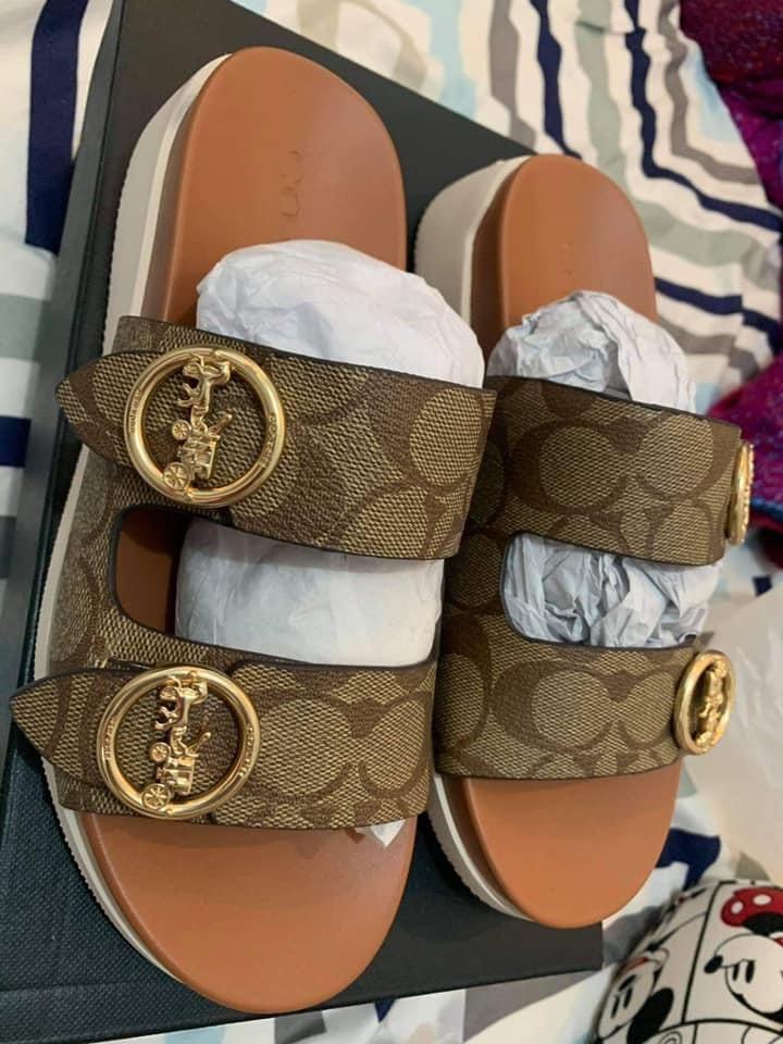 Coach Gable Sandals Women s Fashion Footwear Flats Sandals on