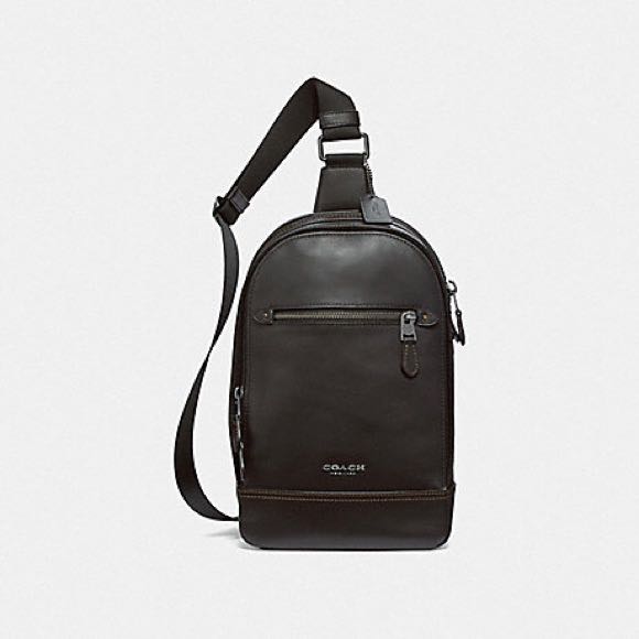 coach one shoulder backpack