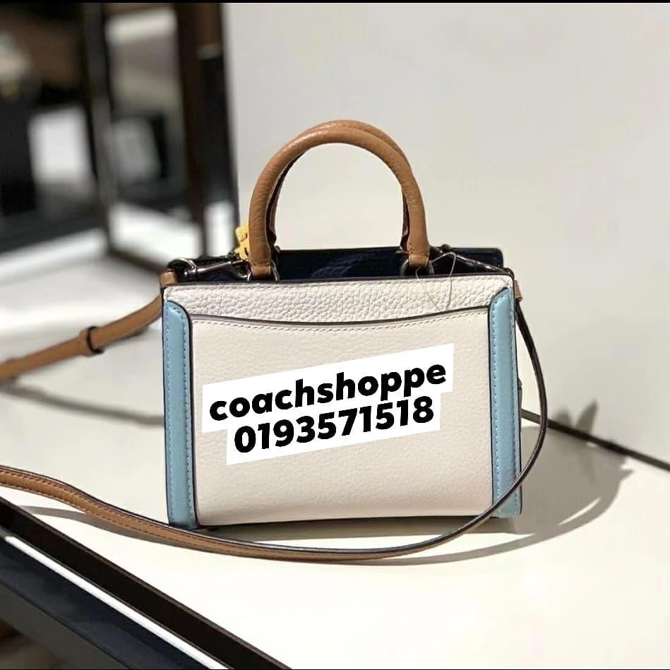 [ORIGINAL 100%] Coach 1426 Micro Zoe Crossbody In Colorblock