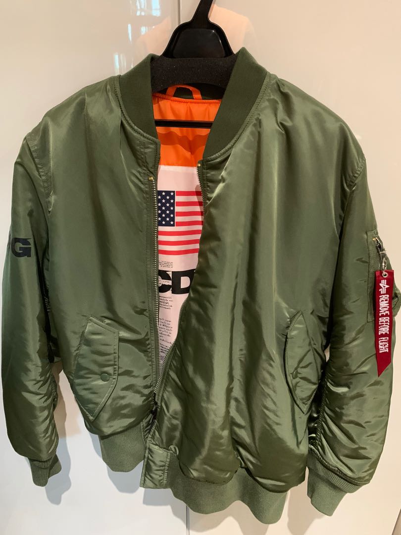 Comme des garçons CDG x Alpha industries asymmetric Bomber