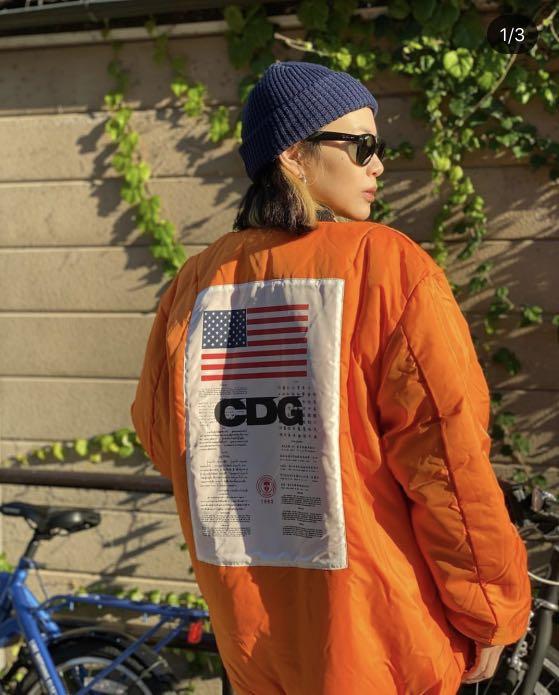 CDG x Alpha Industries BiasFishtailCoat-