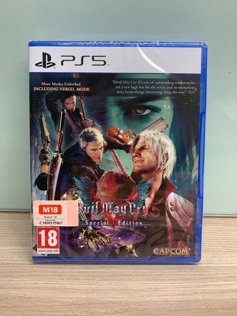 R2 Devil May Cry 5 Special Edition Ps5 Game Video Gaming Video Games Playstation On Carousell