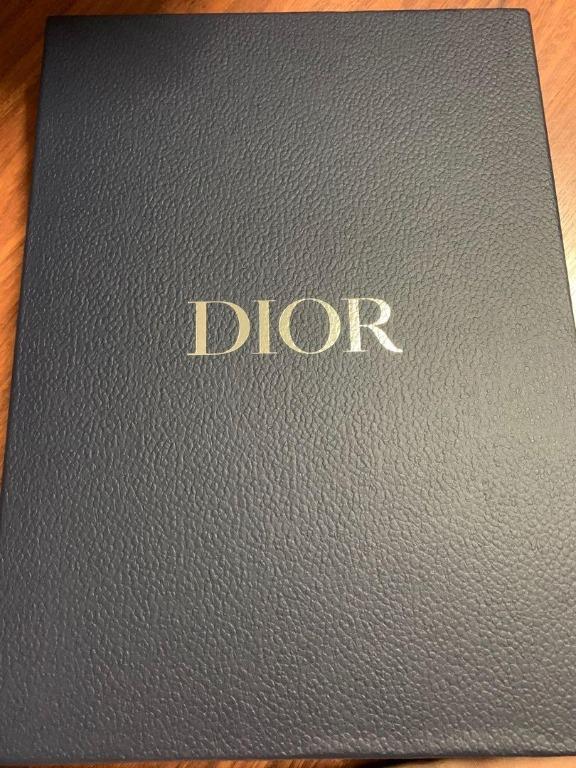 A4 Pouch Beige and Black Dior Oblique Jacquard