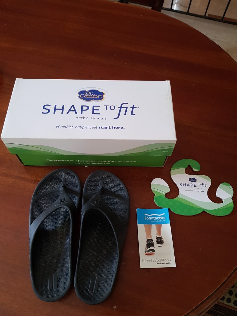 Dr comfort ortho sandals shaped to fit. For healthier happier feet