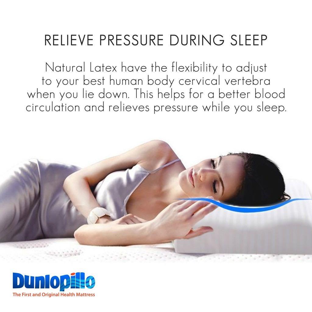 Dunlopillo Airflow Ergo Latex Pillow Furniture Home Living