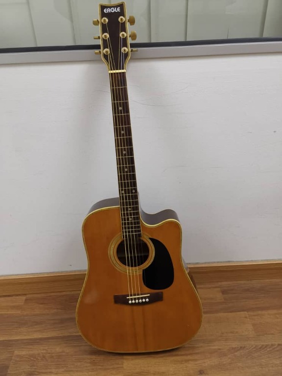 EAGLE ACOUSTIC GUITAR USED UNIT WITH BAG RM299 WHATSAPP 011 10661500