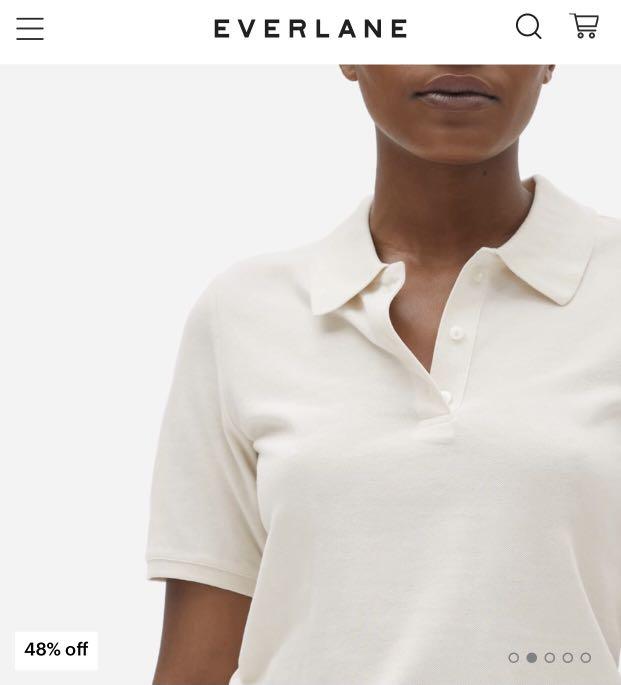 Everlane The Organic Cotton Pique Polo Women s Fashion Tops Other Tops on Carousell