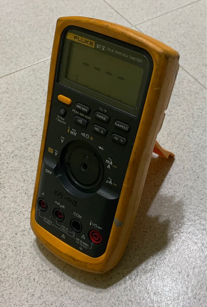 Fluke 87V Industrial True RMS Digital Multimeter (knob broken