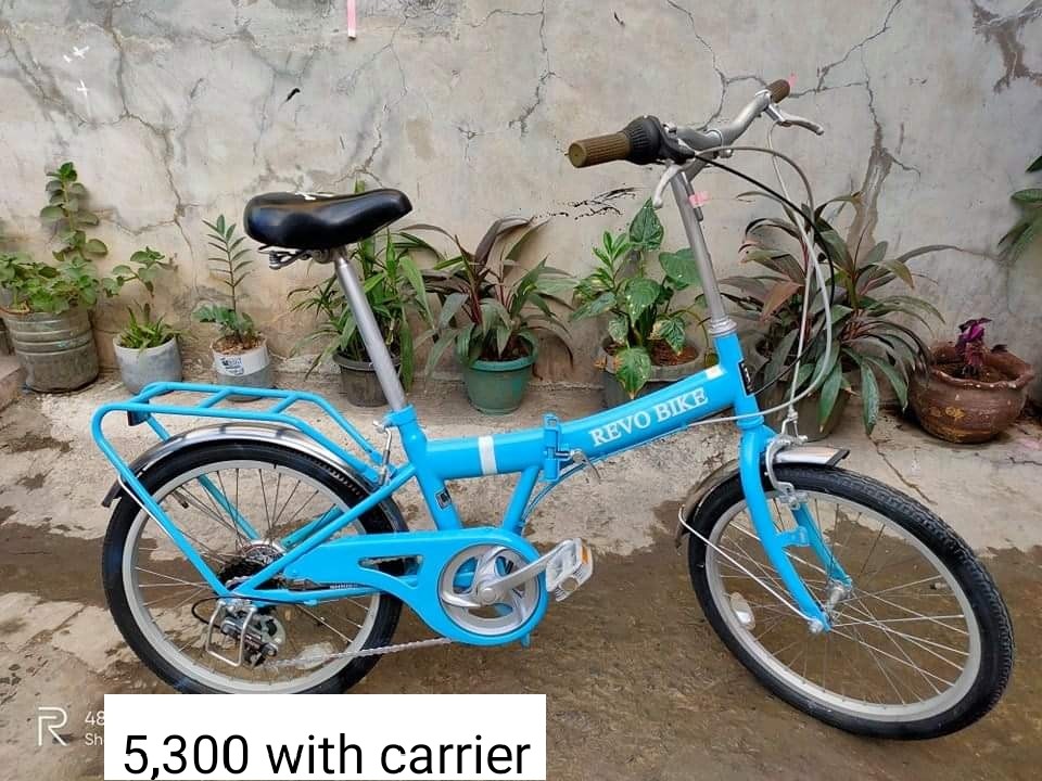 folding bike with carrier japan shimano, Sports Equipment, Bicycles