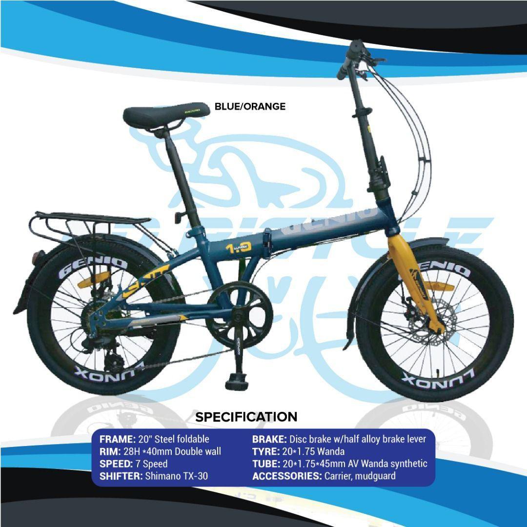 genio folding bike 20