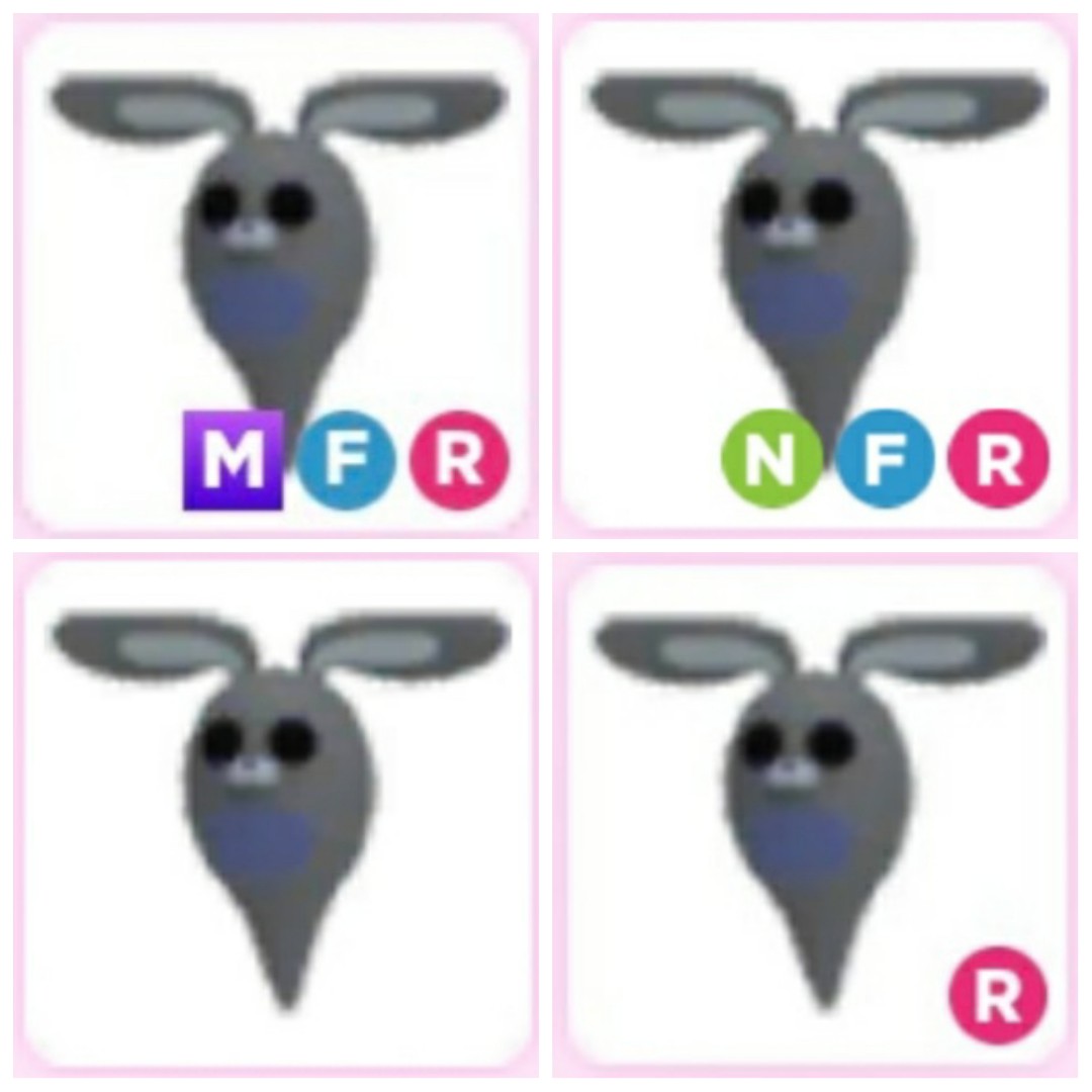 Ghost Bunny Normal Neon Mega Fr Adopt Me Roblox Video Gaming Gaming Accessories Game Gift Cards Accounts On Carousell - roblox adopt me bunny