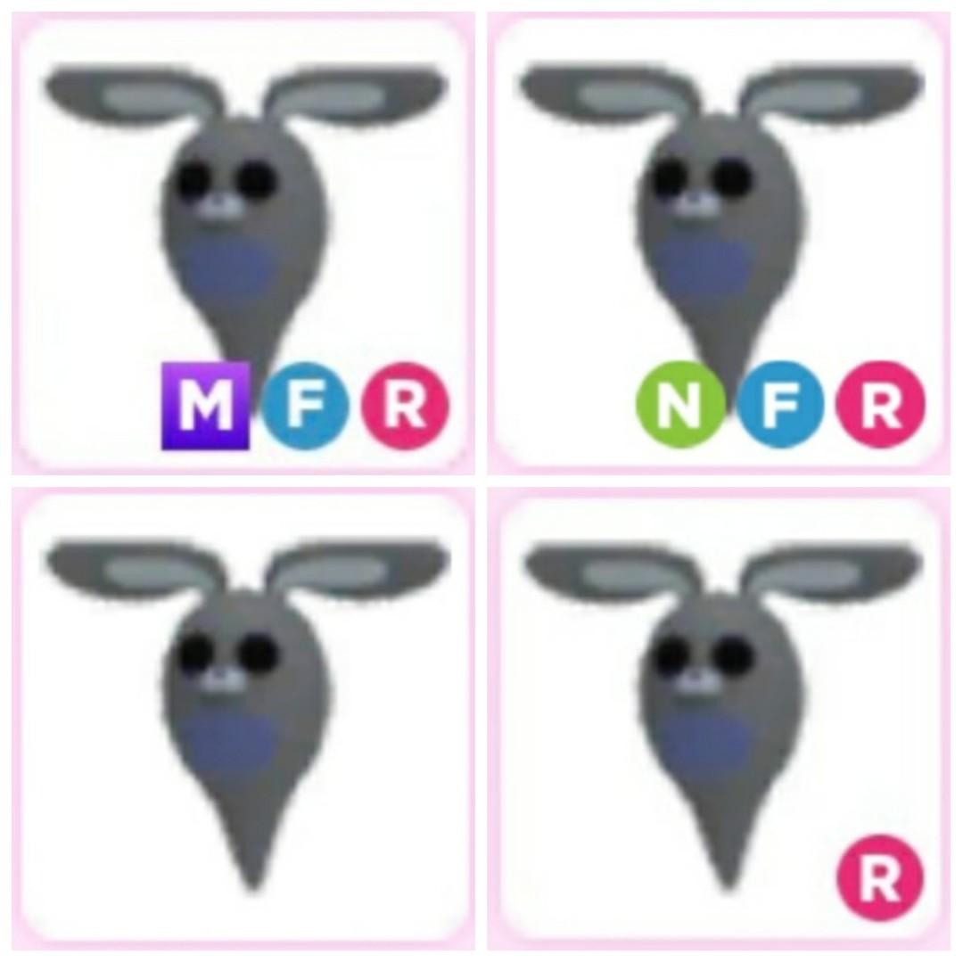 Ghost Bunny Normal Neon Mega Fr Adopt Me Roblox Video Gaming Gaming Accessories Game Gift Cards Accounts On Carousell - bunny head roblox