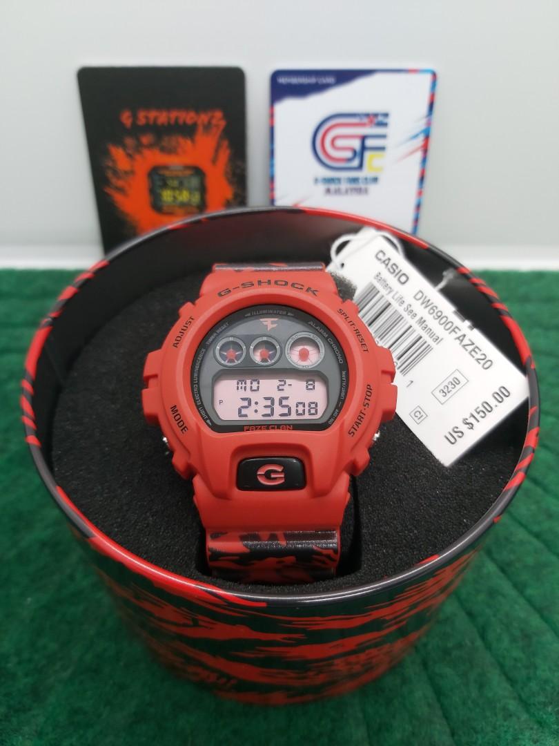 GShock DW6900 FAZE20 G Shock g shock Men s Fashion Watches