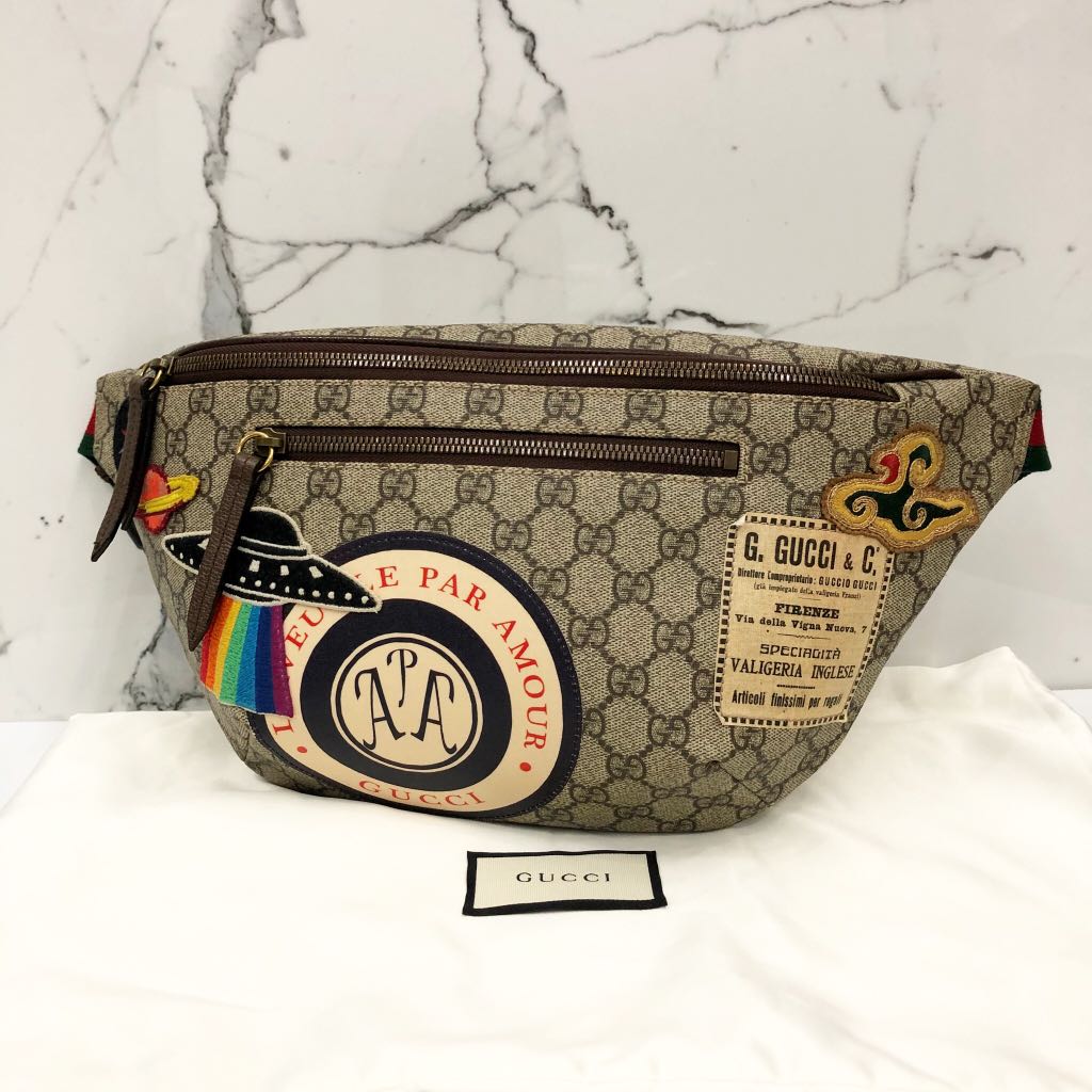 GUCCI GG 529711 SUPREME BELT BAG 217002055 Luxury Bags
