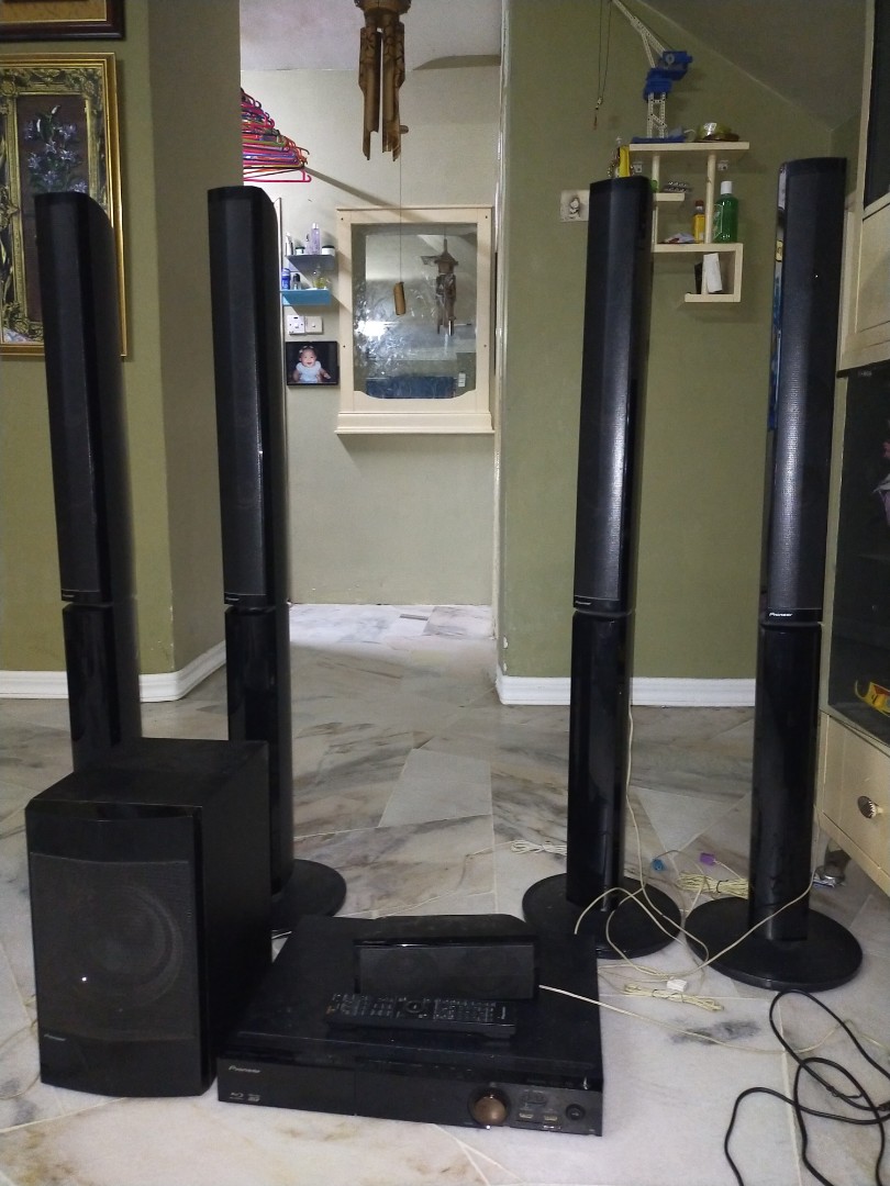 Home theater tower pioneer, TV & Home Appliances, TV & Entertainment