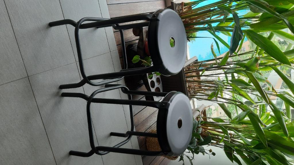 IKEA RASKOG Bar Stool Black (50 for 2), Babies & Kids, Baby Nursery
