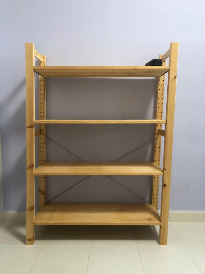 IKEA IVAR SHELVES storage wood book boxes kitchen, Furniture & Home Living, Furniture