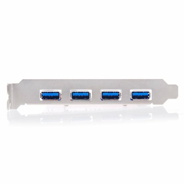 Inateck 4 Ports Pcie to USB 3.0 Expansion Card Kt4004 for Windows