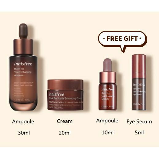 Innisfree Black Tea New Year Special Set Coreiabeauty