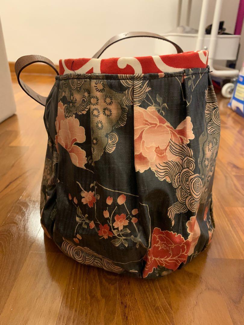 Fabric bucket hotsell bag
