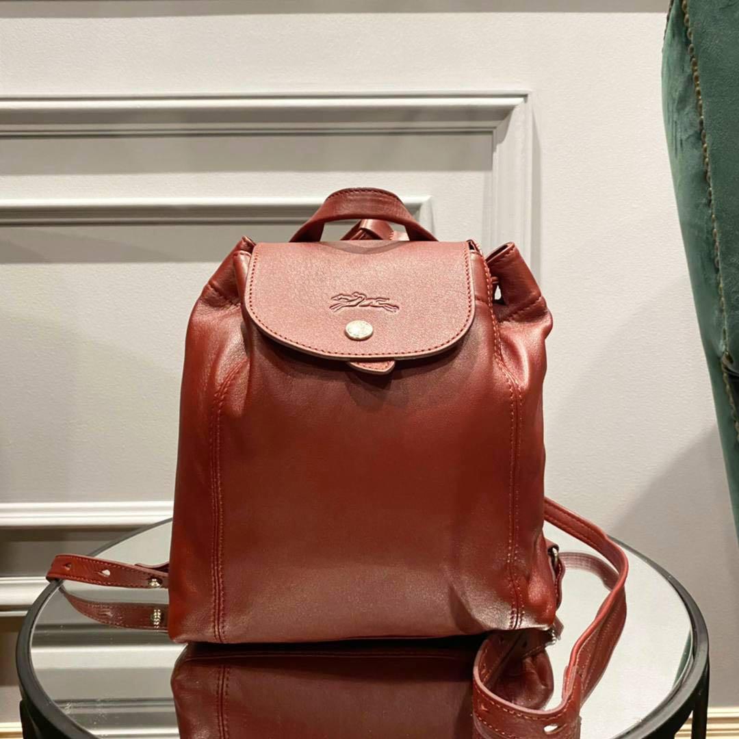 Longchamp le Pliage Cuir Backpack, Women's Fashion, Bags & Wallets, Purses  & Pouches on Carousell