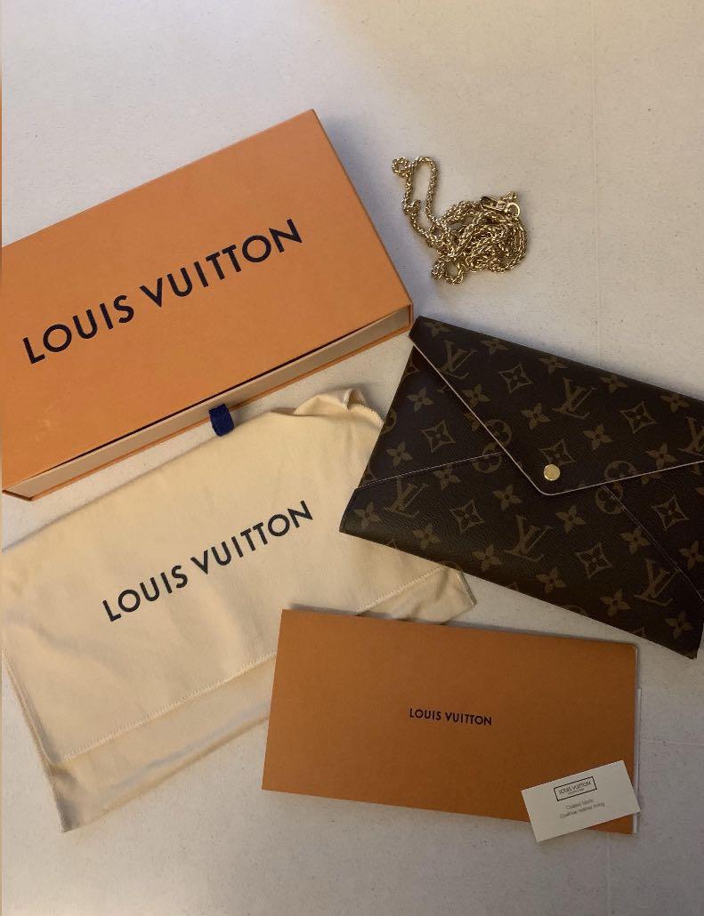 Louis VUITTON - KIRIGAMI clutch bag - Large model Blue Leather ref.786140 -  Joli Closet
