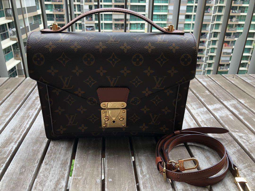 Authentic Louis Vuitton LV Monogram Monceau 28 sling / crossbody bag,  Luxury, Bags u0026 Wallets on Carousell