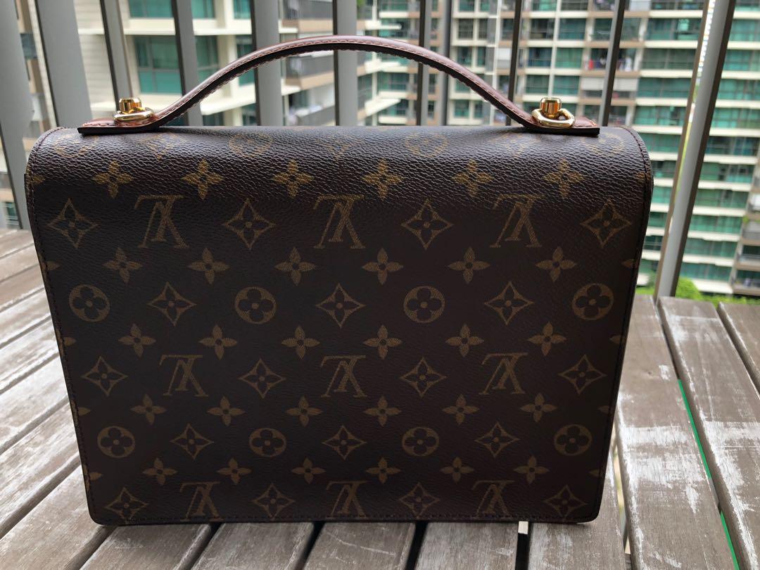 Authentic Louis Vuitton LV Monogram Monceau 28 sling / crossbody bag,  Luxury, Bags & Wallets on Carousell