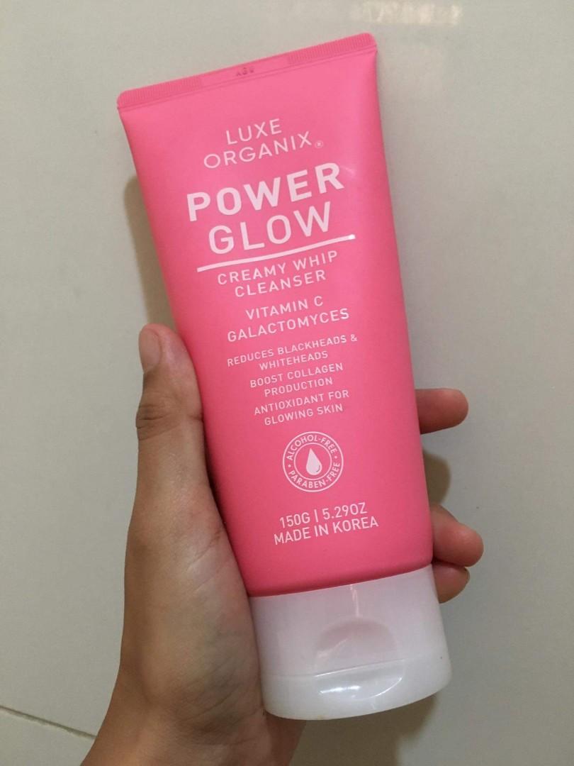 Luxe Organix Power Glow Facial Cleanser Beauty Personal Care