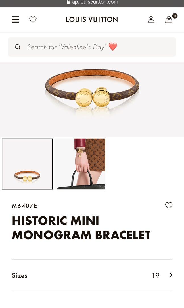 Shop Louis Vuitton MONOGRAM Historic mini monogram bracelet by  Channeltotheworld