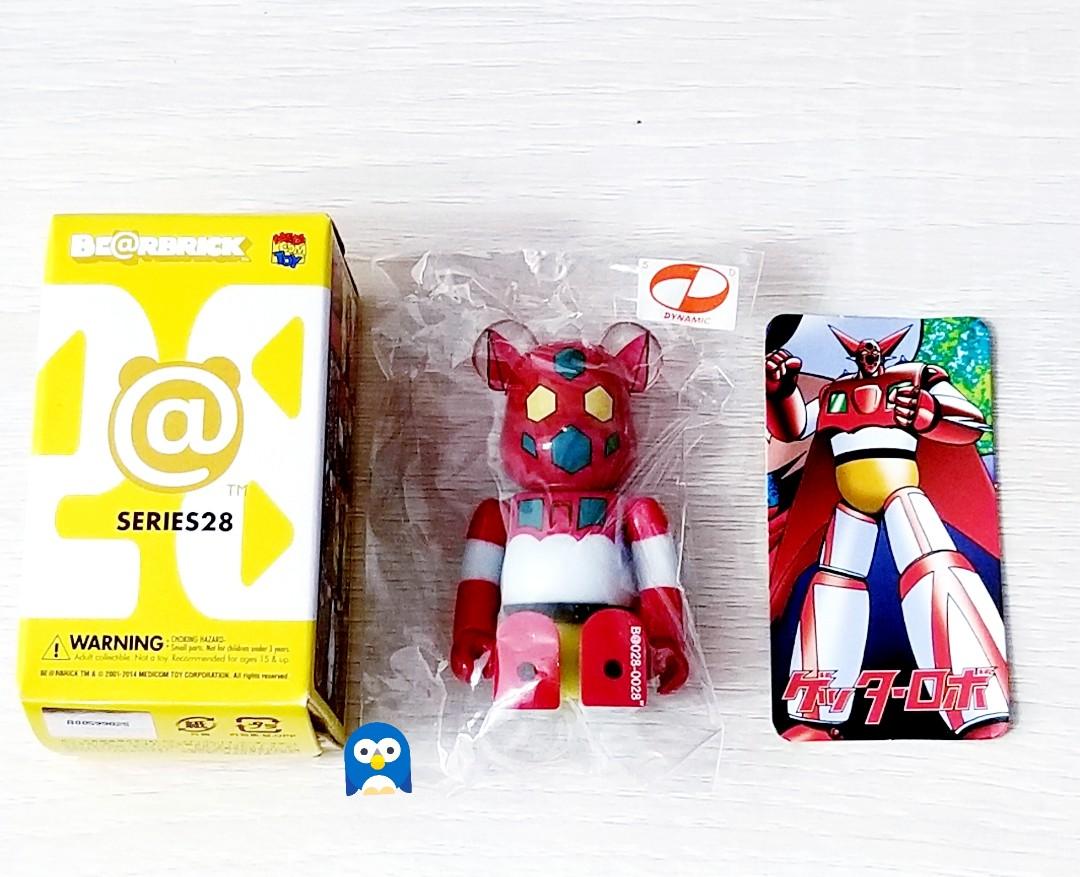 Medicom Bearbrick Series 28 Getter Robo 三一萬能俠1/192 隱藏版Be