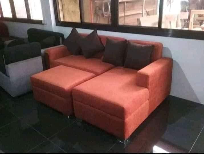 Mini L-Shape Sofa Set!, Furniture & Home Living, Furniture, Sofas On  Carousell