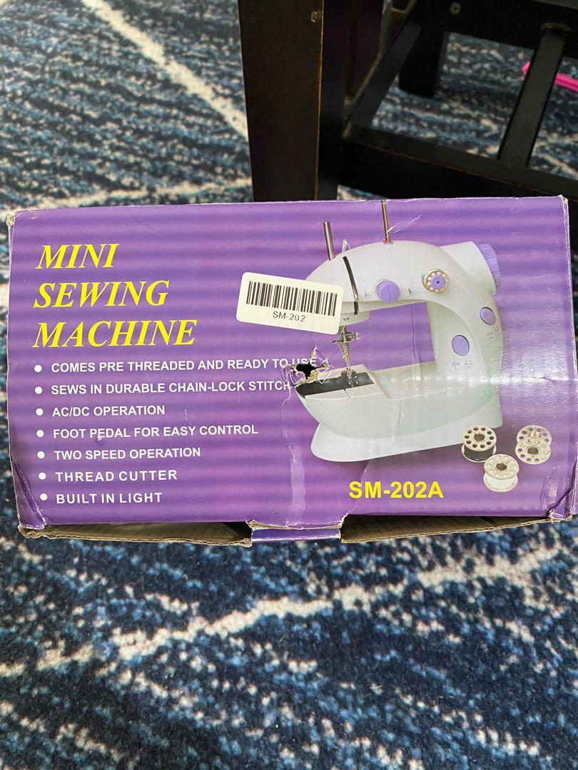 Mini Sewing Machine (Category: Handmade Craft) located in Singapore. Submitted by donrozarito (Listing ID 1068308280, Image 2). Description: Barely used. Condition is still good. Ideal for beginners. Small size and easy storage. Comes with foot pedal for easy control. .