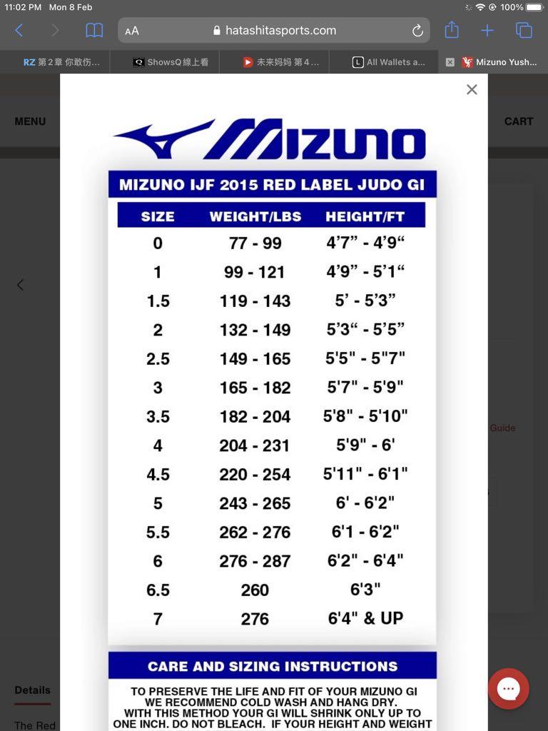 Mizuno yusho comp judo gi on sale