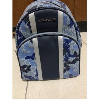 Michael kors 藍蝴蝶後背包 blue butterfly 
