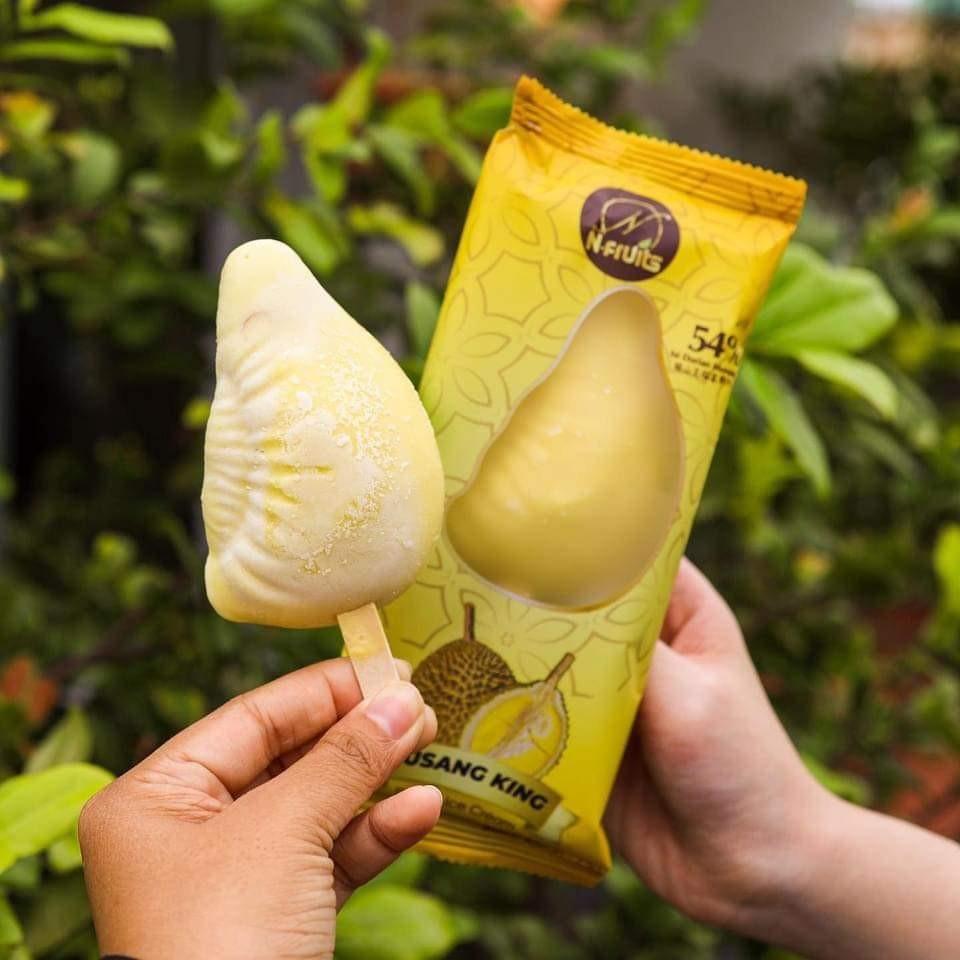 Musang King Ice Cream, Food & Drinks, Chilled & Frozen Food on Carousell