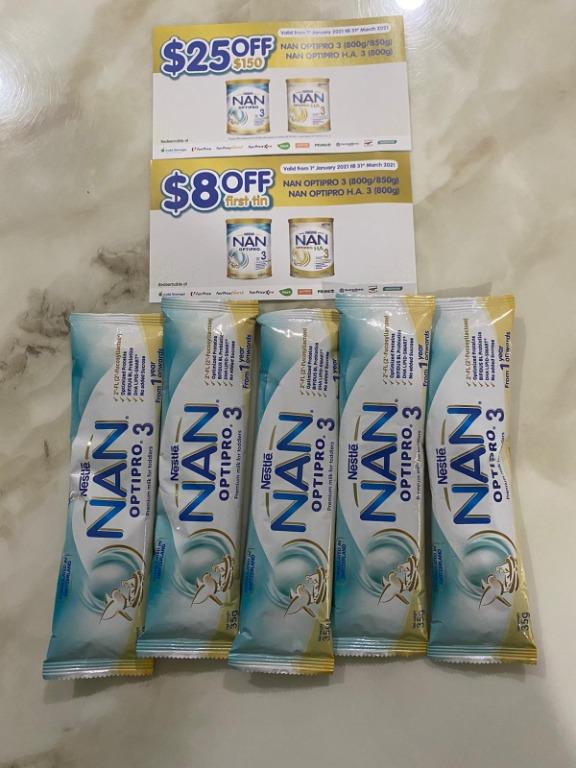 NAN SUPREMEpro 3 Toddler Milk Drink now available in sachet packs 